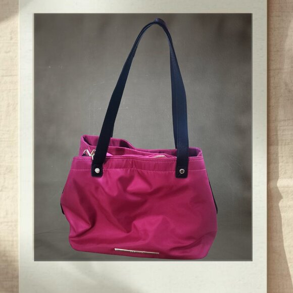 Steve Madden Pink Nylon Tote Bag | Crossbody with Removable Wristlet Set - Picture 3 of 7